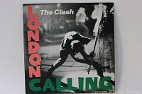 Photo of London Calling vinyl record album by The Clash, showing front cover.