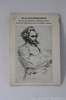 Softcover book titled 'Selected Impressions: Recent Acquisitions of Master Prints from the Fifteenth to the Twentieth Century' with minor wear shown on the cover.