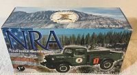 Box front showing image of the 1949 Dodge Power Wagon model with NRA logo and mountain background