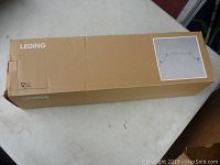 Original cardboard box with Ikea Leding branding and product image showing track light fixture design.