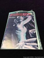 Front cover of Marilyn Monroe Conspiracy Comics comic book showing the artistic cover image of Marilyn Monroe and title text.