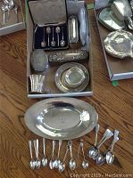 Overview of entire lot on tabletop