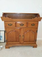 Front view of sideboard