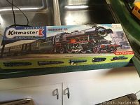 Kitmaster Baureihe 23 model kit box showing locomotive image and brand name.