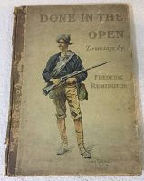 Front cover of the book showing colored illustration of a man with rifle and title text.