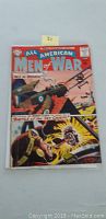 Front cover of All American Men of War comic book with 1963 issue art showing warplanes and combat scene.