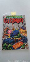 Front cover of the vintage G.I. Combat comic book featuring a battle scene with tank and explosions, dated 1967 priced at 12 cents.
