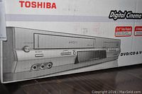 Cardboard retail box showing front artwork and Toshiba branding