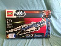 Front of the LEGO Star Wars The Malevolence box showing the spaceship graphic, age range 9-14, set number 9515, piece count 1094.