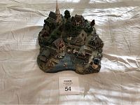 Overview of the full assembled four piece Danbury Mint Fishermans Cove sculpture