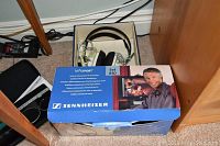 Boxed Sennheiser InfraPort cordless infrared TV headphones