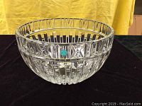 Front side view showing size and cut pattern with original Tiffany & Co. sticker visible
