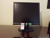 Dell 4:3 aspect ratio monitor front view on desk