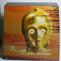 Closed box front showing large image of C-3PO's head and Star Wars Masterpiece Edition branding