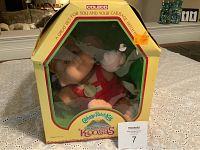Original boxed Cabbage Patch Kids Wyler Valley Koosas doll, still in window box with visible packaging text and design.