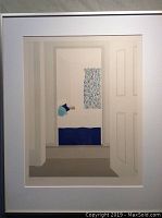 Framed print front view showing full composition