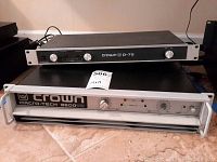 Stacked units showing Crown D-75 on top and Macro-Tech 3600VZ below.