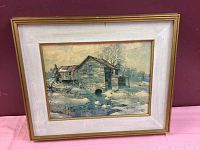 Framed print showing the full artwork and frame around it