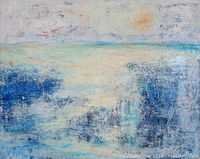 Front view of painting showing overall composition