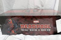 Side of the box showing Marvel Deadpool Merc With A Mouth branding and Deadpool character image.