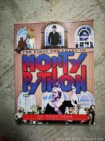 Front cover of the book showing colorful Monty Python-themed illustrations and title
