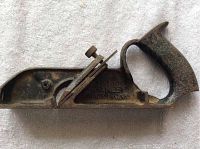 Close-up of Stanley No. 180 hand plane showing overall condition and build