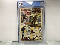 Front cover of Rawhide Kid #71 comic book graded 9.8 by CGC showing the Rawhide Kid and fiery villain.