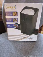 Box front of VuPoint Digital Film Scanner FS-C1-VP showing product image and branding