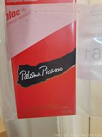 Front of sealed red box showing Paloma Picasso branding and volume (50 ml).