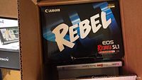 Box for Canon EOS Rebel SL1 DSLR camera kit