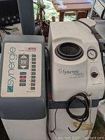 Front view showing AMS control panel and Peel unit cup opening