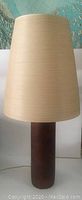Full front view of lamp showing overall form and proportions.