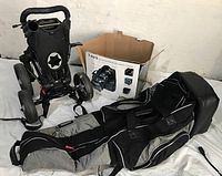 Cart and travel cover displayed with original box