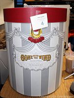 Box packaging of the Franklin Mint Gone With The Wind Scarlett O'Hara vinyl portrait doll collection