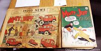 1938 Mutt & Jeff comic strip and the 1947 comic book cover shown side by side