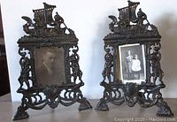 Front view of both frames with sample photos inserted