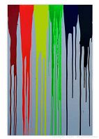 Full frontal view of canvas on white background