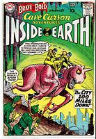 Single comic book cover: Brave & the Bold #32 featuring Cave Carson Inside Earth