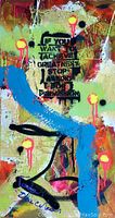 Frontal view of the painting showing full artwork and colors.