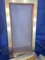 Single aluminum mesh sifting screen showing frame and mesh detail