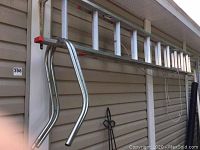 Another angle of top section with pulley and rope