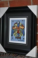 Full view of the professionally framed and matted art print