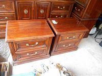 Front view of both night stands side by side