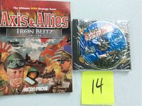 Game CD sealed in plastic wrap next to the manual, showing artwork and title