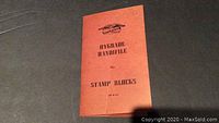 Closed Hygrade Handifile booklet for stamp blocks