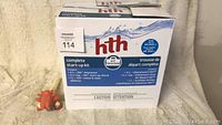 HTH Complete Start-Up Kit box featuring pool chemical treatments
