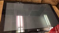 Front view of TV screen and bezel