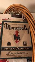 Front cover of Monopoly Popular Edition game box by Parker Brothers