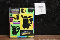 Official Pokémon binder with colorful Detective Pikachu cover artwork and title