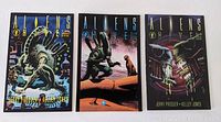 Front view of Aliens Hive issues 1, 2, and 3 comic books laid out side by side showing cover art.